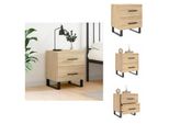 Vidaxl Comodino Rovere Sonoma 40X35X47,5 Cm Materiale Legno - Comodini