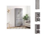 Vidaxl Credenza Grigio Sonoma 69,5X34X180 Cm Materiale A Base Di Legno - Credenze