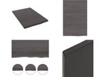 Vidaxl Mensola A Muro Marrone Scuro 40X60X2 Cm In Legno Massiccio Trattato Con Rovere - Mensola A Muro - Mensola Portaoggetti - Mensola Galleggiante