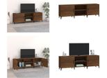 Vidaxl Mobile Tv Marrone Aspetto Rovere 150X30X50 Cm Materiale A Base Di Legno - Mobile Tv - Mobile Tv - Mobili Tv - Porta Tv