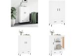 Vidaxl Credenza Bianca 69,5X31X115 Cm Materiale A Base Di Legno - Credenza - Credenza - Credenza - Armadio