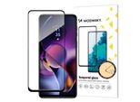 Wozinsky Vetro Temperato Pieno Colla Per Motorola Moto G54 Schermo Completo Con Cornice - Nero