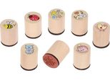 Goki Timbri In Legno - Animali Sul Prato 1 Pz - Mix Di Varianti O Colori
