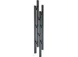 Dandibo Appendiabiti Da Parete In Metallo Nero 96612 Appendiabiti Da Parete Con 8 Ganci Appendiabiti Da Corridoio Stretto Appendiabiti Moderno Gancio A Binario Ganci Per Cappotti