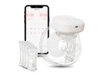 Youha - Tiralatte Senza Fili Con App - Singolo - 24 Mm - Portatile A Mani Libere - Tiralatte Portatile - Ricaricabile - Latte Materno - 1X 240ML