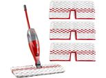 Rosfix Set Di Ricambio Per Vileda 1-2 Spray Max Mop – Rivestimento In Microfibra Per Mop 41X16 Cm, Lavabile, Per Pavimenti Duri, Piastrelle, Laminato