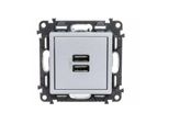 Presa Usb Doppia Valena Life Legrand - Alluminio