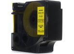 Jetworld Nastro Di Ricambio Dymo D1 Nero Su Giallo, 24 Mm X 7 M (53718)