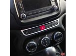 Telaio Di Controllo Dell'aria Condizionata Per Jeep Renegade 2014-2024 Cromo Abs Argento