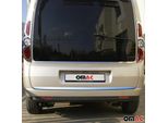 Modanatura Bagagliaio Posteriore Per Opel Combo D Fiat Doblo Inferiore In Acciaio Inox Cromato