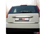 Modanatura Bagagliaio Posteriore Per Ford Fiesta 2001-2008 Inferiore In Acciaio Inox Cromato
