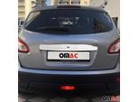 Modanatura Del Bagagliaio Posteriore Per Nissan Qashqai +2 2008-2014 Con Sensore Cromato