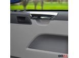 Maniglia Interna Cromata Per Vw T5 2003-2015 Acciaio Inox Argento 2X