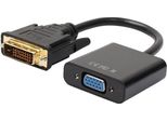 Cavo Adattatore Akyga AK-AD-50 Vga F - Dvi 20+1 Pin M 0,15M Nero