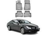 2004-2010 Mercedes Cls W219 Tappetini Tpe Grigio 4 Pz