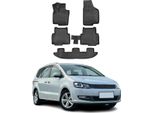 2010-2025 Vw Sharan Tappetini Tpe Nero 5 Pz