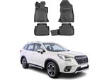 2018-2021 Subaru Forester Tappetini Tpe Nero 4 Pezzi