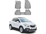 2012-2019 Opel Mokka Tappetini Tpe Grigio 4 Pz