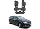 2010-2015 Vw Sharan Tappetini Tpe Nero 5 Pz
