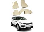 2011-2024 Range Rover Evoque Tappetini Tpe Beige 4 Pz