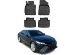 2018-2024 Toyota Camry Tappetini Tpe Nero 4 Pezzi
