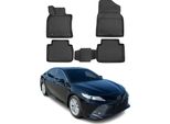 2018-2025 Toyota Camry Tappetini Tpe Nero 4 Pz