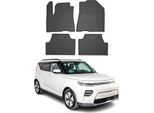 2019-2025 Kia E-Soul Tappetini In Gomma Nera 4 Pz