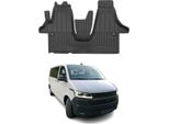 2015-2024 Vw T6 T6 .1 Transporter Tappetini Tpe Nero 1 Pezzo