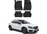 2013-2019 Mercedes Gla X156 Tappetini Tpe Nero 4 Pz