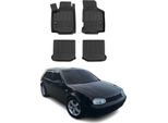 1997-2006 Vw Golf 4 Tappetini Tpe Nero 4 Pz