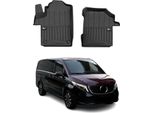 2020-2025 Mercedes Classe Eqv W447 Tappetini Tpe Nero 2 Pz