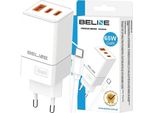 Beline Charger 65W Gan 2Xusb-C +USB-A + USB-C Cable