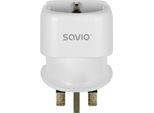Savio AP-04 Adattatore/Inverter Universale 3250 W Bianco