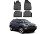 2003-2009 Lexus RX350 Tappetini Tpe Nero 4 Pezzi