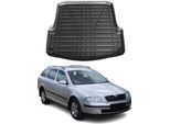 Fodera Bagagliaio Per Skoda Octavia 2004-2013 In Gomma Tpe Nero
