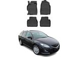 2008-2012 Mazda 6 Tappetini Tpe Nero 4 Pz
