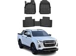 2019-2025 Isuzu D-Max Tappetini Cabina Estesi Tpe Nero 3 Pz