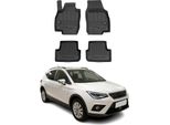 2017-2025 Seat Arona Tappetini Tpe Nero 4 Pz