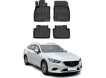 2012-2025 Mazda 6 Tappetini Tpe Nero 4 Pz