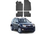 2010-2013 Dacia Duster Tappetini In Gomma Nera 4 Pz