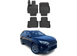 2019-2025 Toyota RAV4 Tappetini In Gomma Nera 4 Pz