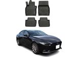 2019-2025 Mazda 3 Hatchback Tappetini Tpe Nero 4 Pz