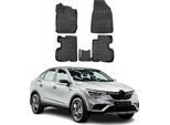 2019-2021 Renault Arkana Tappetini Tpe Nero 4 Pz