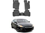 2008-2017 Vw Cc Tappetini Tpe Nero 4 Pezzi