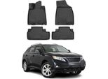2009-2012 Lexus RX350 Tappetini Tpe Nero 4 Pezzi