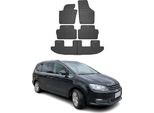 Omac Tappetini In Gomma Per Vw Sharan 2010-2025 Tappetini Auto In Gomma Nera 6Pcs