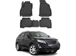 2009-2015 Lexus RX350 Tappetini Tpe Nero 4 Pezzi