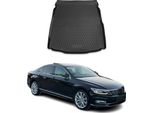 Tappetino Per Bagagliaio Vaschetta Per Vw Passat B8 3G2 2015-2021 Gomma Tpe Nero