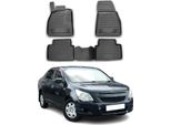 2011-2016 Chevrolet Malibu Tappetini Tpe Nero 4 Pezzi
