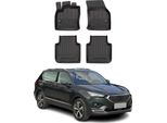 2018-2025 Tappetini Seat Tarraco Tpe Nero 4 Pz